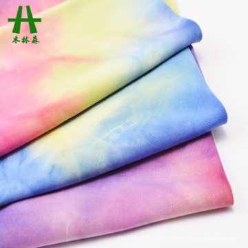 Mulinsen Textile Hot Sale 118D FDY Polyester Spandex Knitted Tie Dye Tela